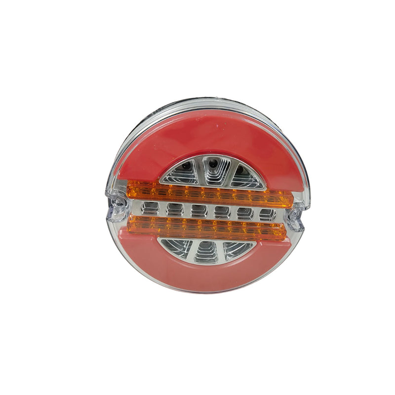 LED νεονική πίσω φανάρια συνδυασμού, τύπου hamburger, 12/24V, 140×35 mm