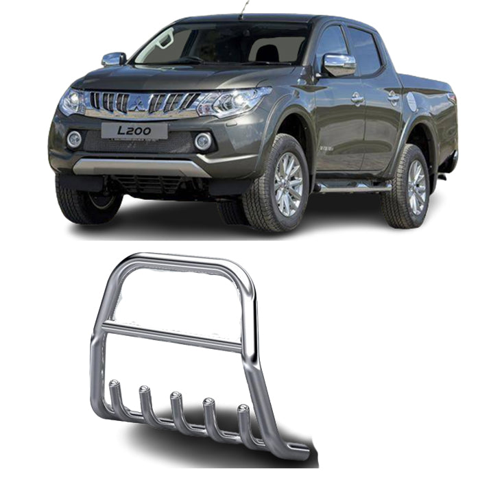 RHINO Μπροστινή Μπάρα Ασφαλείας για MITSUBISHI L200 2015-2019, Ø60