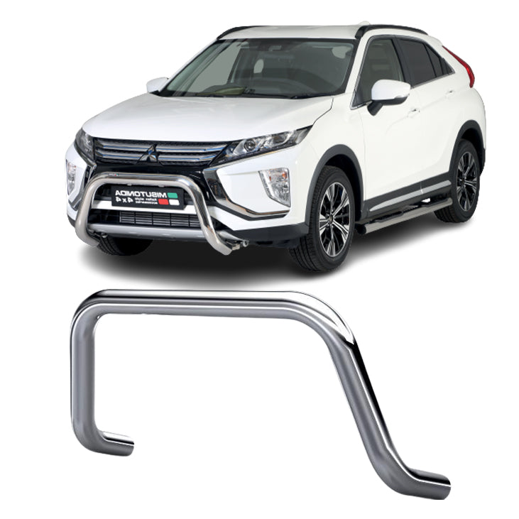 Μπάρες προστασίας εμπρός – κατάλληλο για Mitsubishi L200 2019+, ανοξείδωτο ατσάλι, 1000 x 630 mm, Ø60 mm