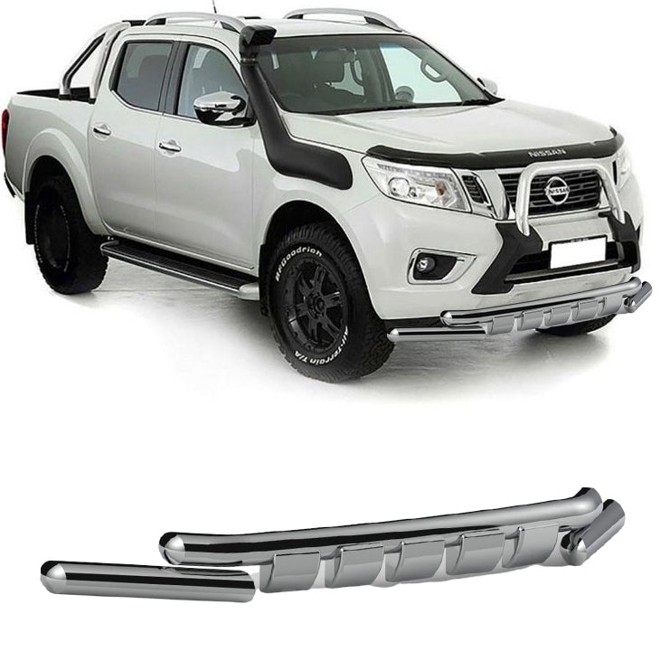 Εμπρός προστατευτική μπάρα – κατάλληλο για Nissan Navara 2016+, Ανοξείδωτος χάλυβας, Διάμετρος σωλήνα 76 mm