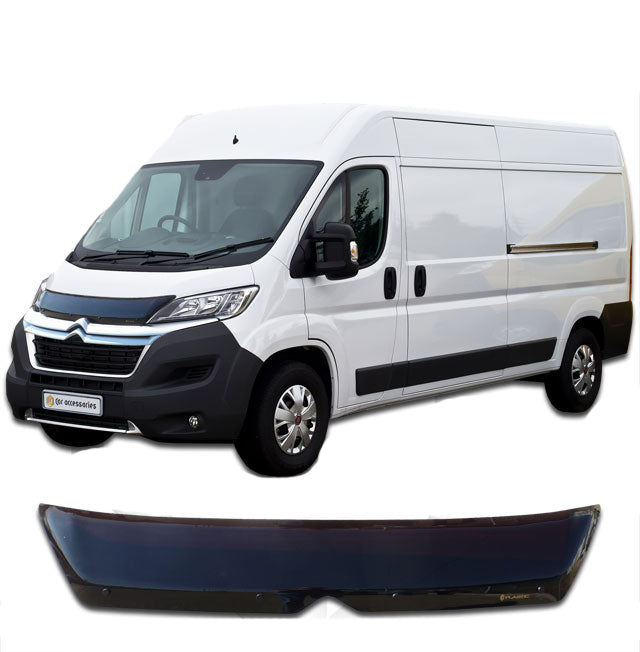 Ανεμοθώρακας καπό – κατάλληλο για Citroen Jumper 2014+, φιμέ ABS, 1580 x 250 x 10 mm