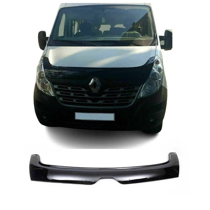 Ανεμοθραύστης καπό – κατάλληλο για Renault Master 2014–2019, φιμέ ABS, 1570 x 165 x 10 mm
