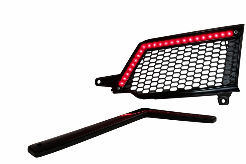 Κόκκινο LED φως ημέρας για Scania Next Gen 2017+, smoked