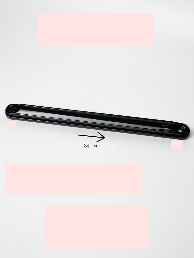 Μακρύ smoked LED φως σήμανσης με 15 LED, κίτρινο - 12/24V