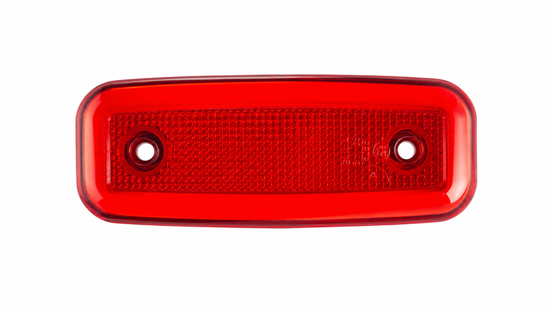 Κόκκινο LED νέον φως σήμανσης, 24V, μεγάλο, 13 cm.