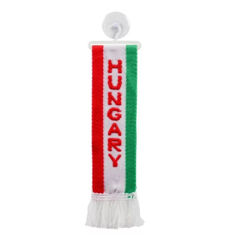 Σημαία HUNGARY, με βεντούζα στερέωσης, 5×22 cm
